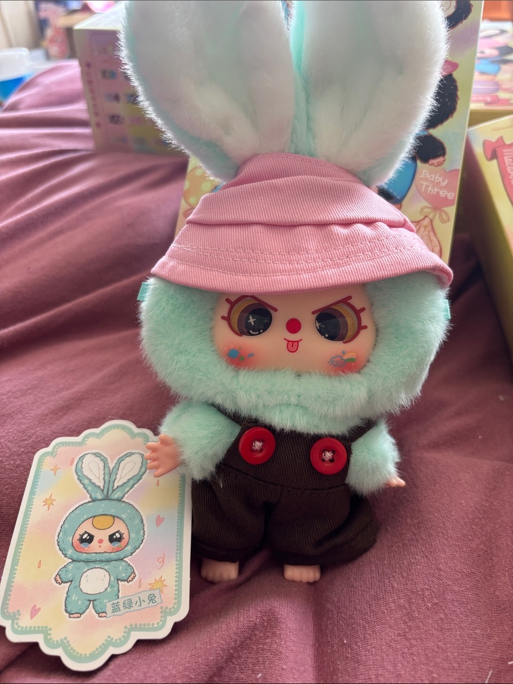 Baby Three Macaron Cute Bunny (P14)